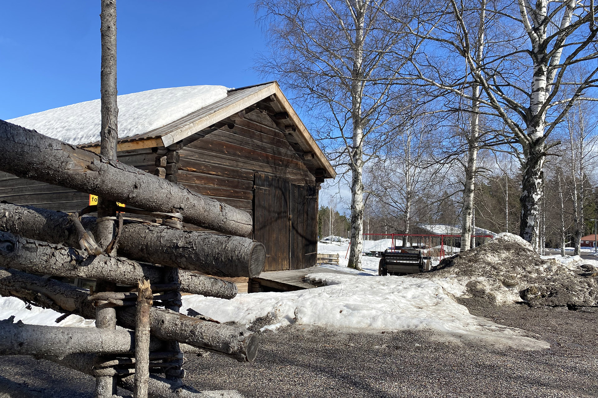 Långlogen på vintern. Foto: Norra Berget.