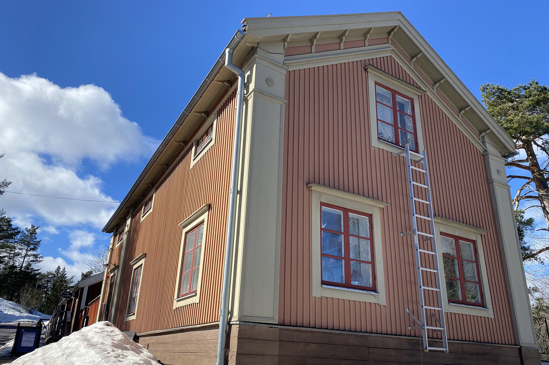 Östbergsgården på vintern. Foto: Norra Berget.