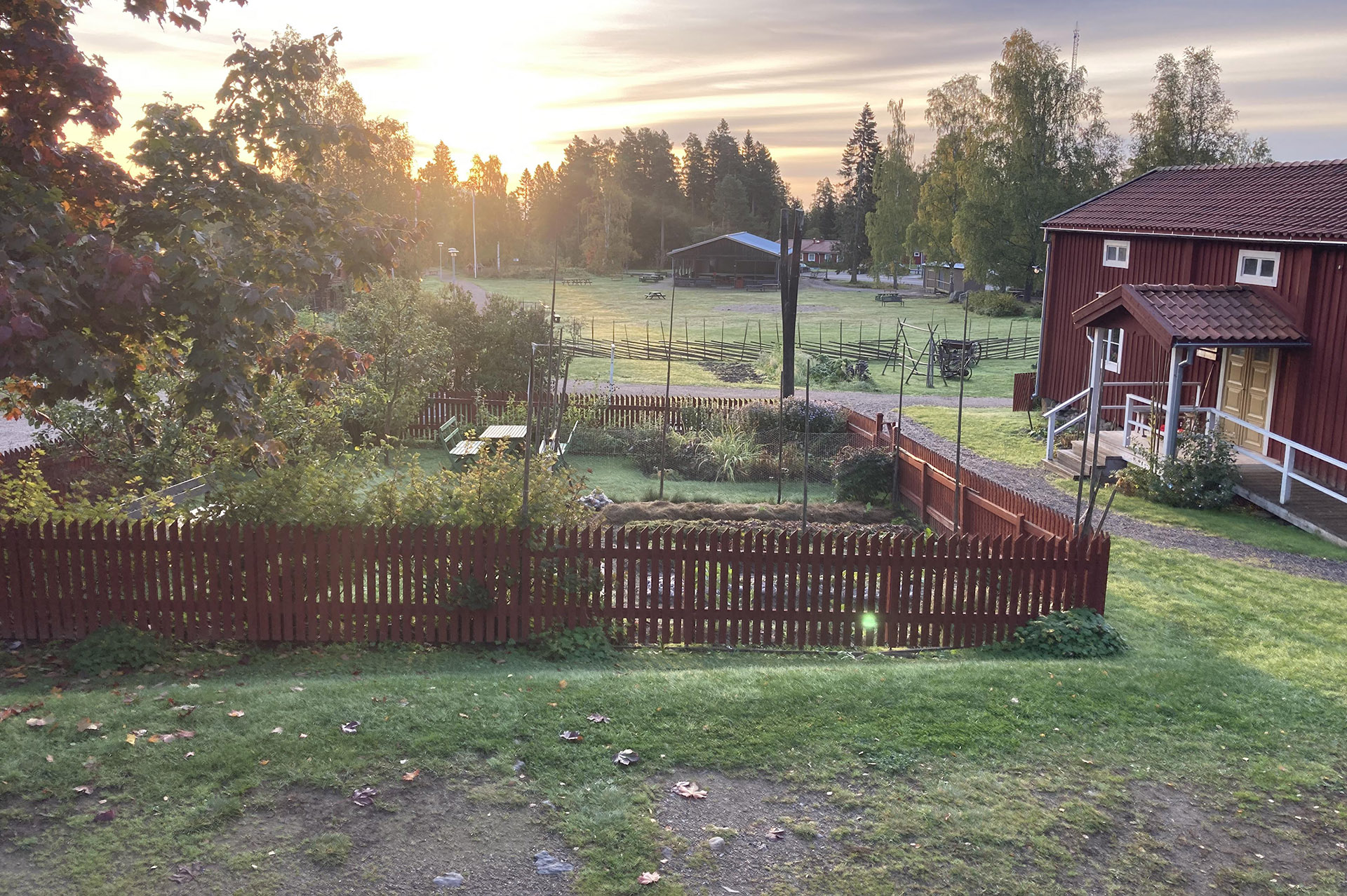 Odlingar, Vännagården och Tunet. Foto: Norra Berget.