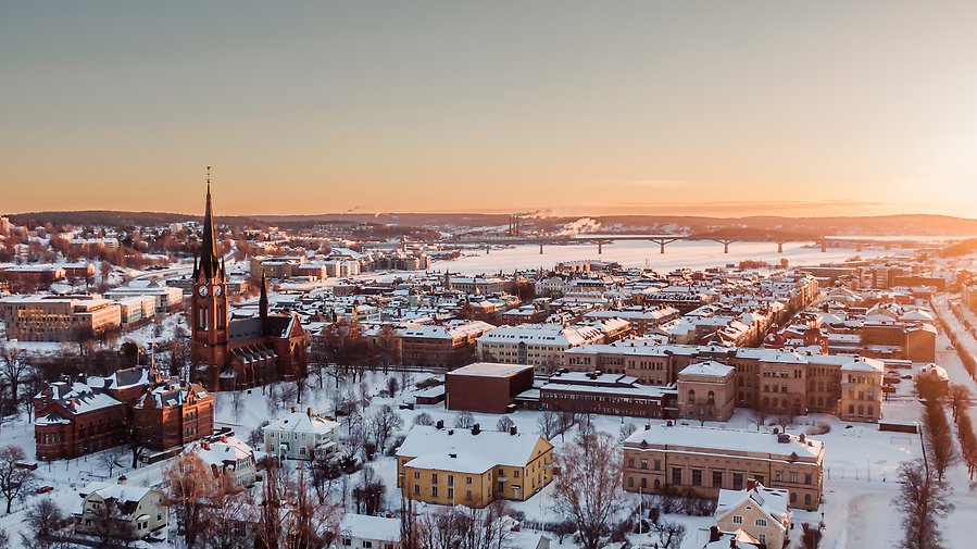 Stad i vinter